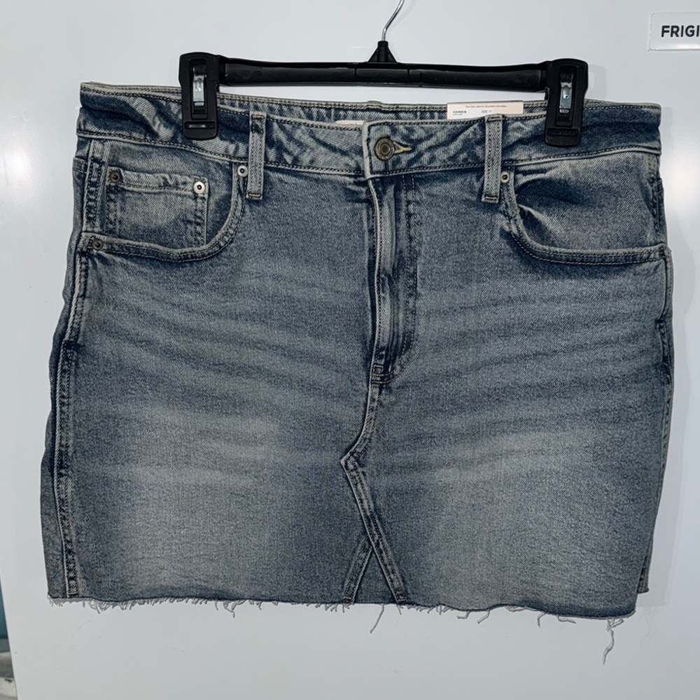 SO Women's Denim Mini Skirt - Blue